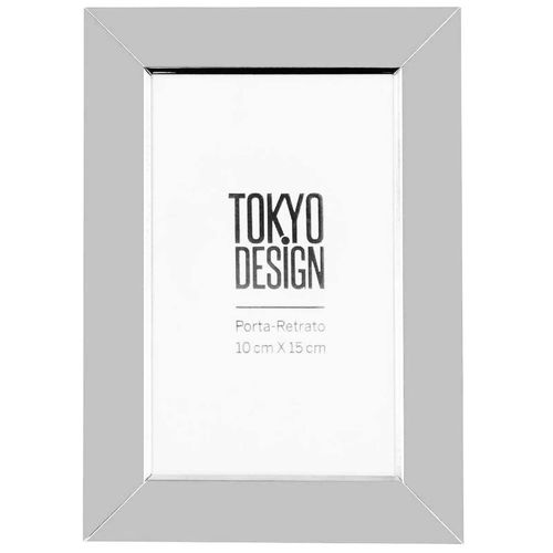 Porta Retrato Decorativo Memories 10x15cm em Metal Tokyo Design