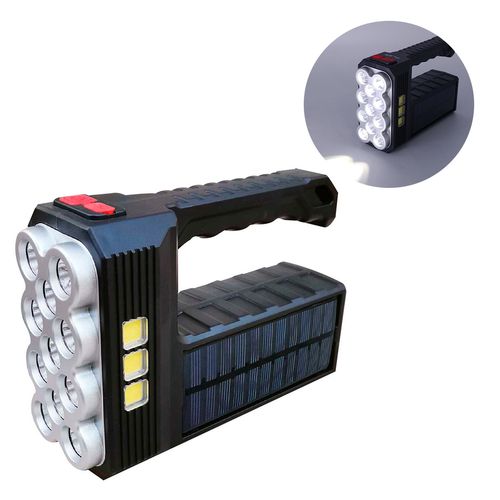 Lanterna Recarregável 11 LEDs + COB em Plástico X-Cell