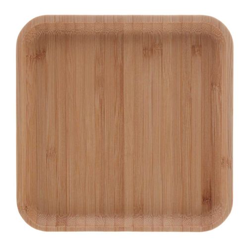 Bandeja Quadrada 17x17cm em Bambu Lyor