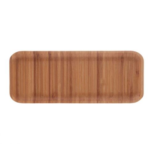 Bandeja Retangular 28x11cm em Bambu Lyor