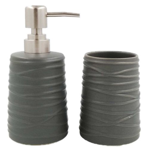 Kit Banheiro 2 Peças em Porcelana Tokyo Design