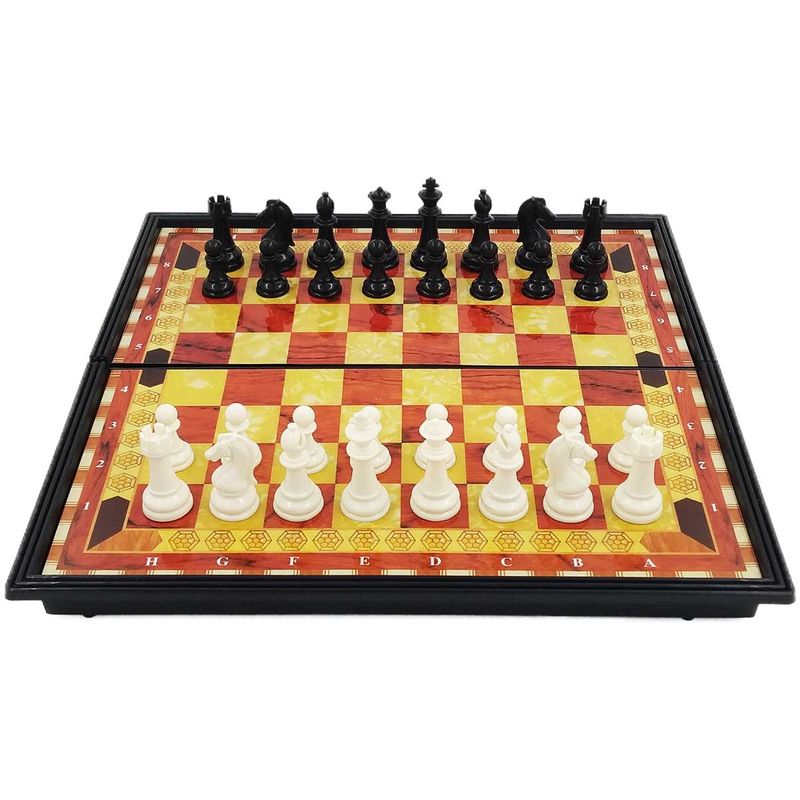 Compre Conjunto de xadrez magnético, jogo de tabuleiro de xadrez