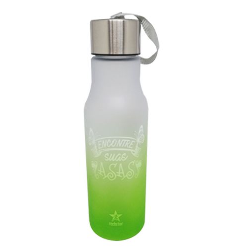 Garrafa C/ Alça 600ml em Plástico Rio de Ouro