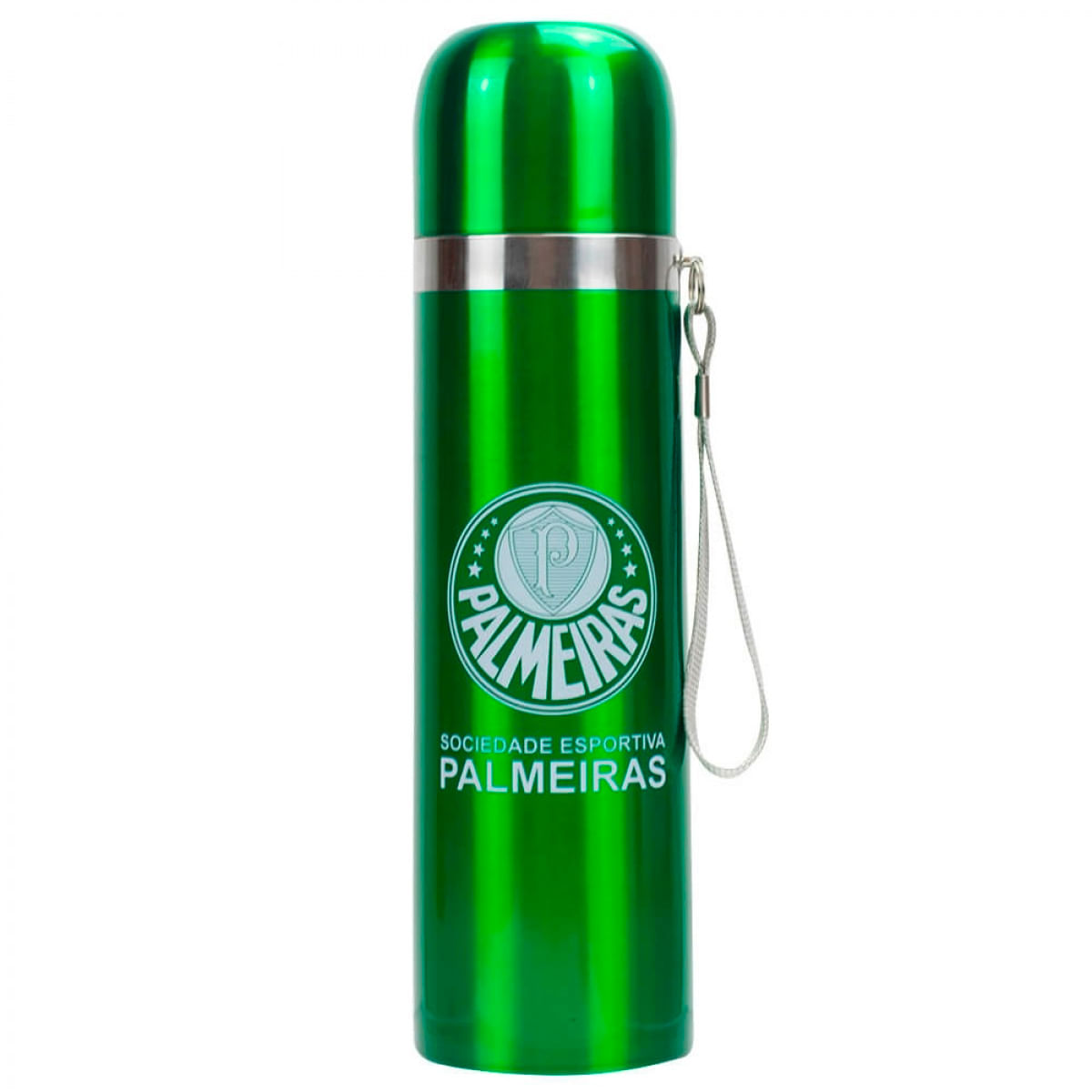 Garrafa Térmica Palmeiras 500ml em Aço Inox Mileno