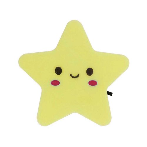 Luminária Estrela de Tomada 13cm em Plástico Livon