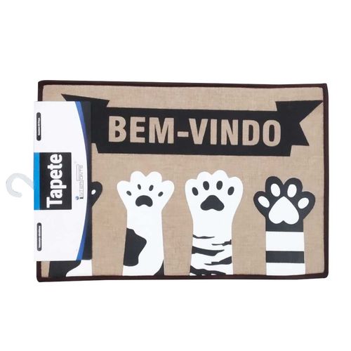 Tapete Retangular Antiaderente 40x60cm em Poliéster Interponte