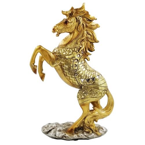 Cavalo Decorativo 32cm em Resina Taimes