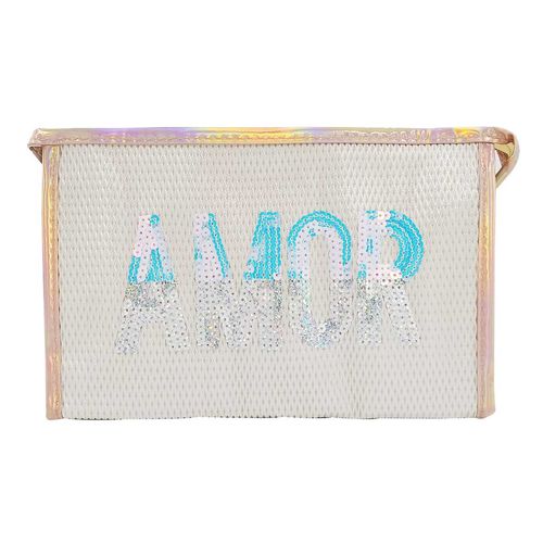 Nécessaire Amor 23x15cm em PVC FWB