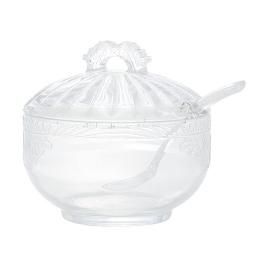 Açucareiro Imperial C/ Colher 12x11,5cm em Cristal Lyor