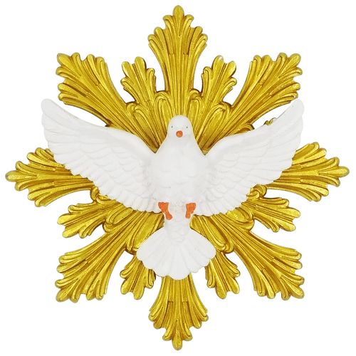 Enfeite Decorativo Espirito Santo 12cm em Resina Taimes