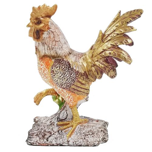 Galo Decorativo 16cm em Resina Martins & Martins