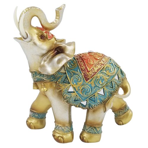 Elefante Decorativo 20cm em Resina Martins & Martins