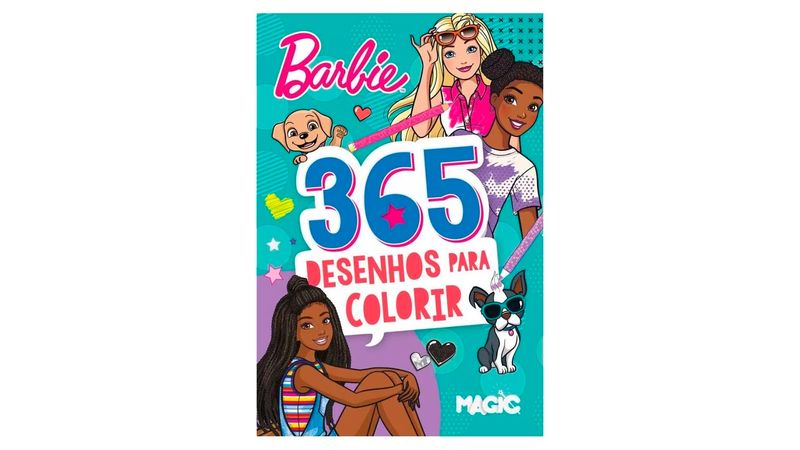Livro Barbie - 365 Caça-palavras Crianças Filhos Infantil Desenho História  Brincar Pintar Colorir Passatempos Divertidos no Shoptime