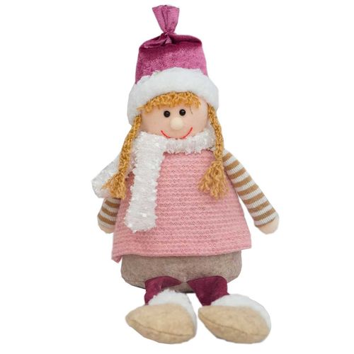 Boneco Decorativo Natalino 42cm em Poliéster Rio Master