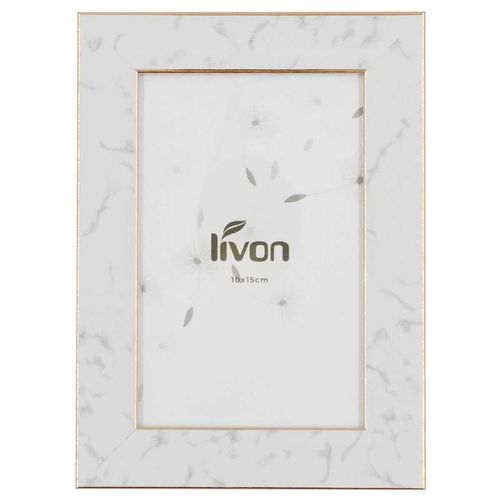 Porta Retrato Decorativo 10x15cm em Plástico Livon