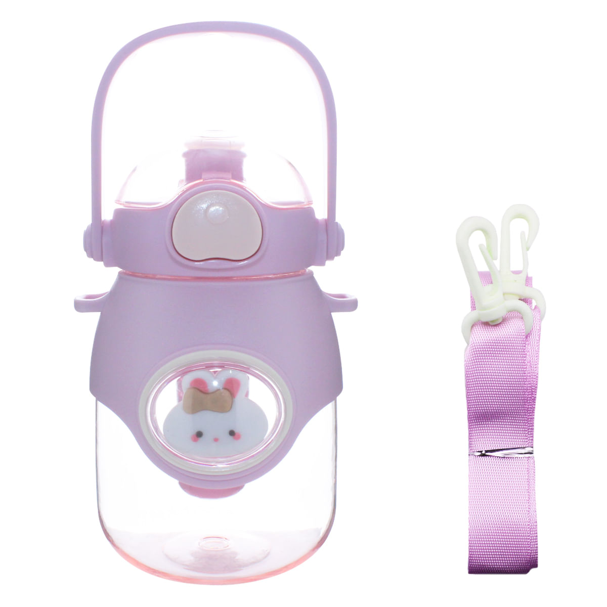 Garrafa Infantil C/ Alça 820ml em Plástico Top útil