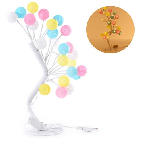 Luminária Cerejeira Bolinhas 127V 35cm em Plástico Fartex