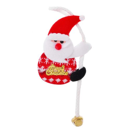 Enfeite P/ Árvore de Natal Boneco Guizo 20x9cm em Poliéster Fartex