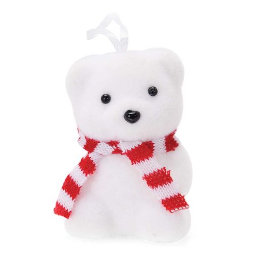 Urso C/ Cachecol 10x6cm em Isopor Fartex