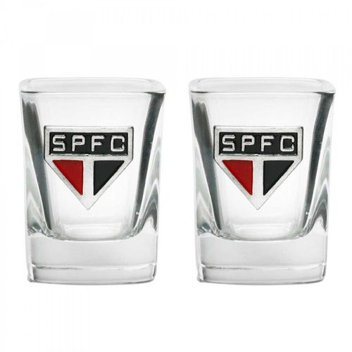 Jogo de Copos P/ Shot São Paulo 70ml em Vidro Mileno