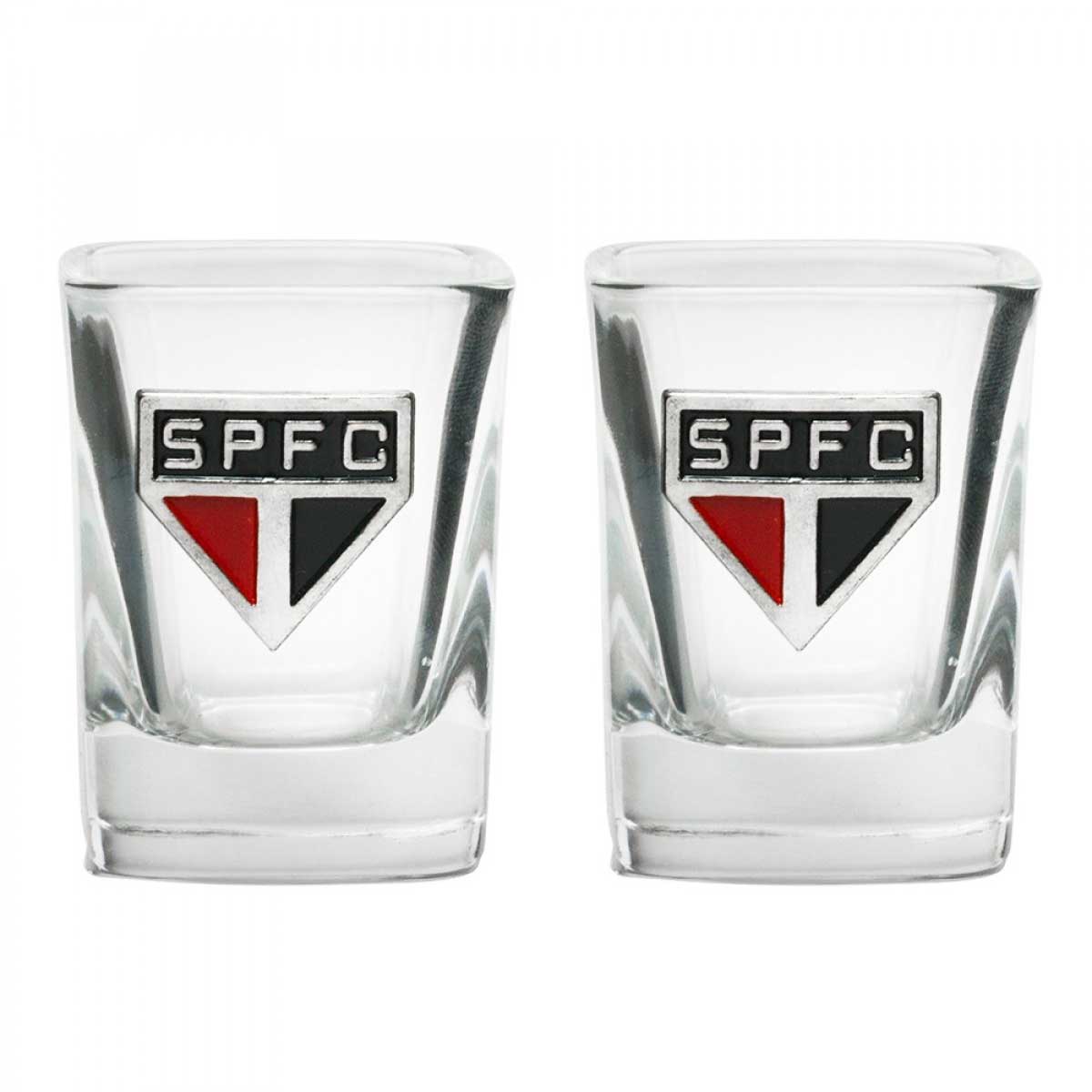 Jogo de Copos P/ Shot São Paulo 70ml em Vidro Mileno