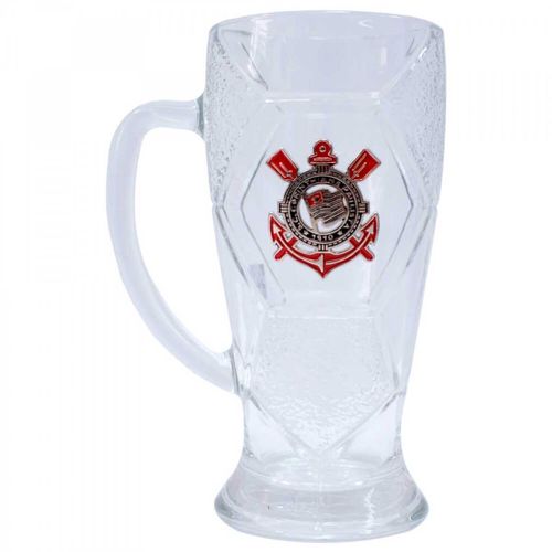 Caneca P/ Chopp Corinthians 630ml em Vidro Mileno