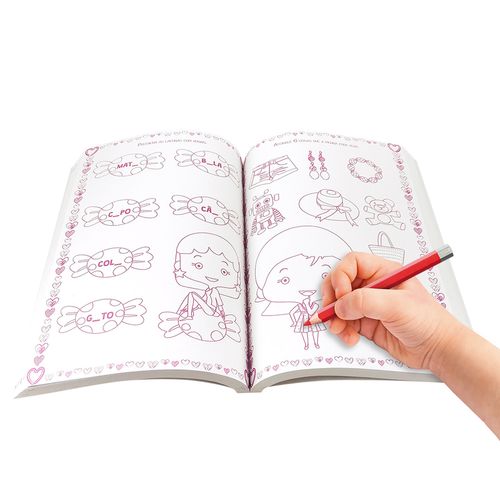 Livro 333 Atividades P/ Meninas 15,2x22,2cm em Papel Todo Livro