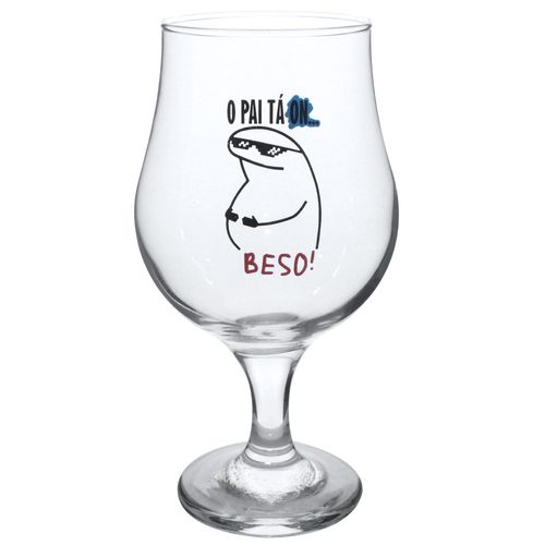 Taça Bélgica Pai 15cm em Vidro Ruvolo