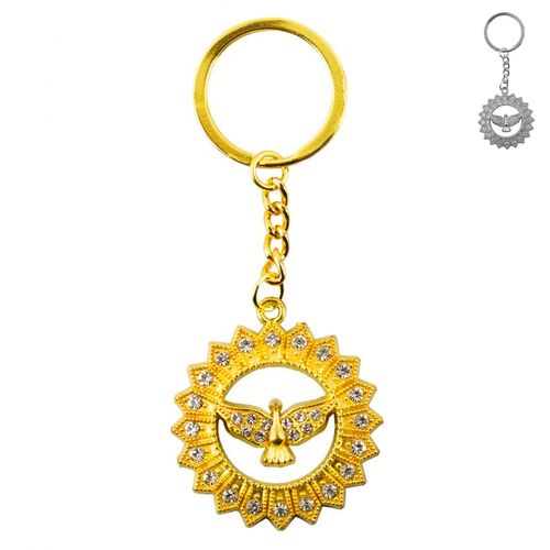 Chaveiro Espirito Santo 10cm em Metal Taimes