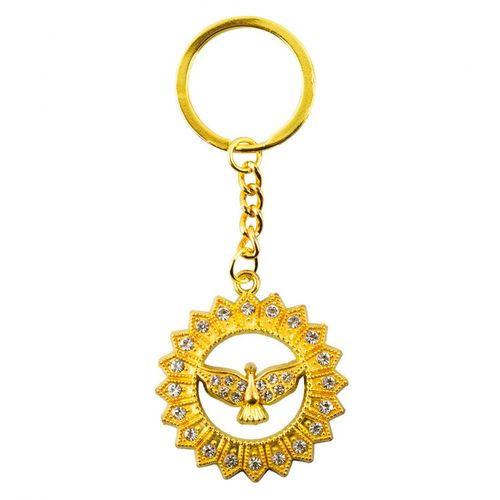 Chaveiro Espirito Santo 10cm em Metal Taimes