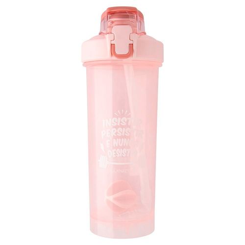 Coqueteleira C/ Canudo 750ml em Plástico Moment