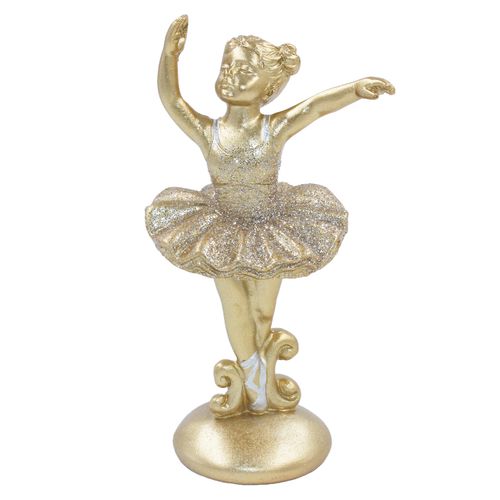 Bailarina Decorativa 12x4cm em Resina Youbai