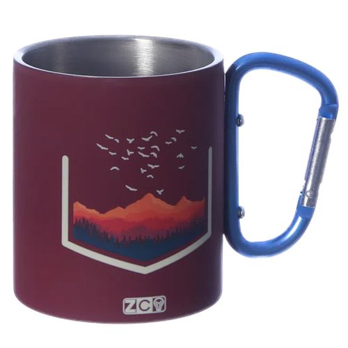 Caneca Não Há Limites 300ml C/ Mosquetão em Aço Inox Zona Criativa