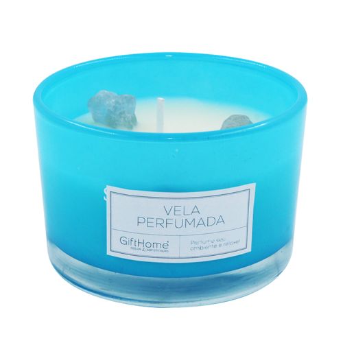 Vela Aromática C/ Suporte 5x7,5cm em Vidro GiftHome