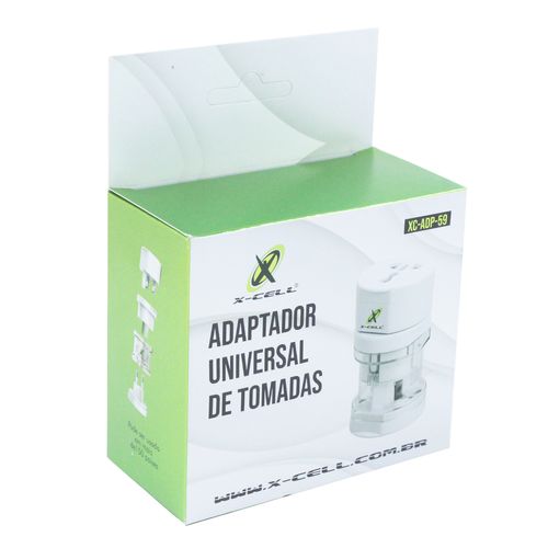 Adaptador Universal de Tomadas 8cm X-Cell