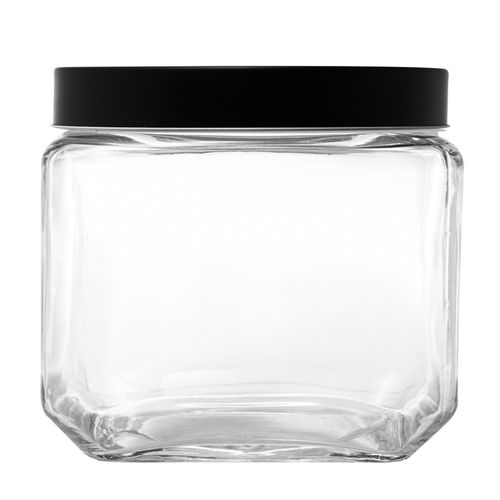 Pote C/ Tampa 800ml em Vidro Lyor