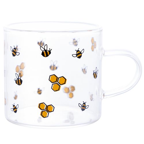 Caneca Abelha 125ml em Vidro Lyor