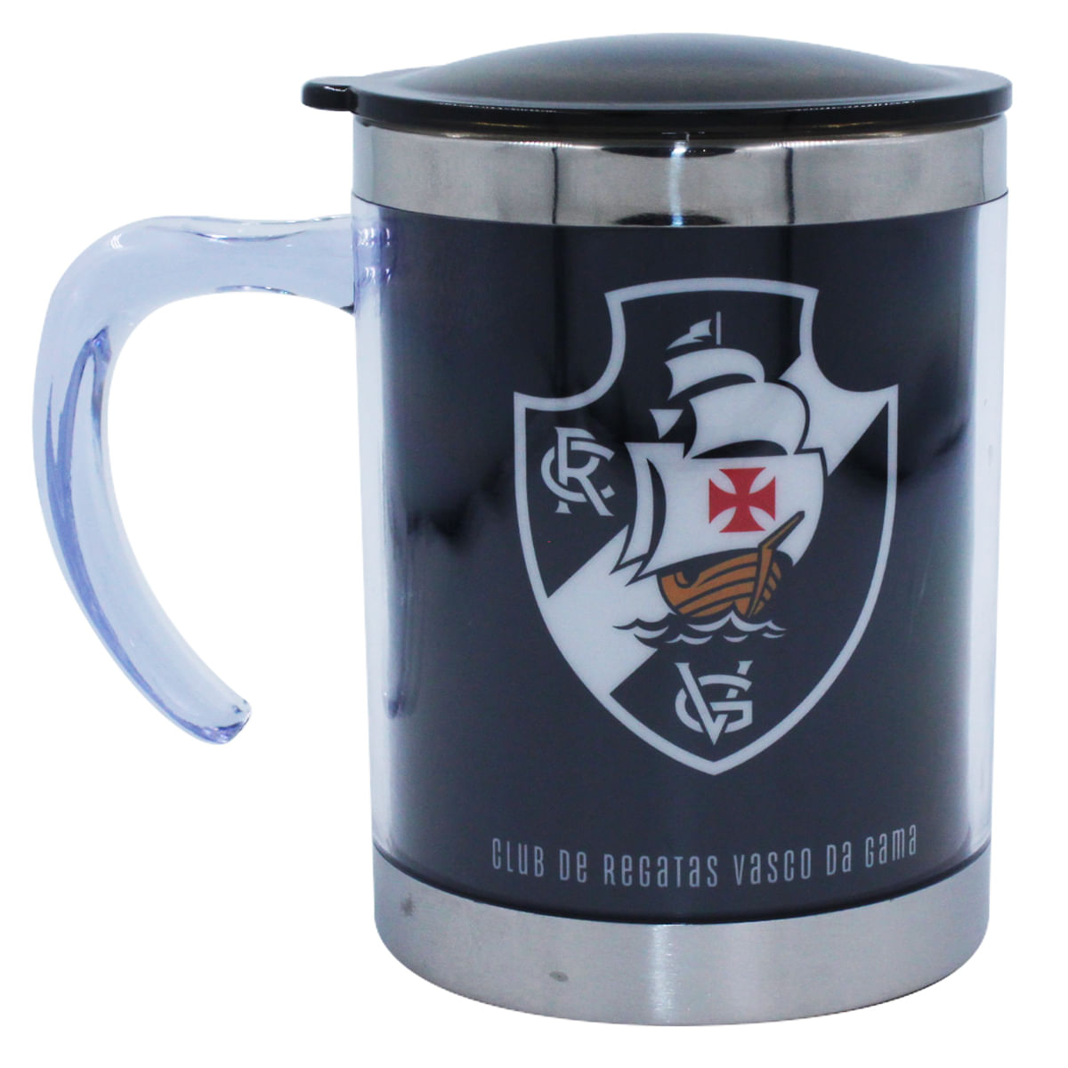 Caneca Térmica Vasco da Gama 450ml em Aço Inox Mileno
