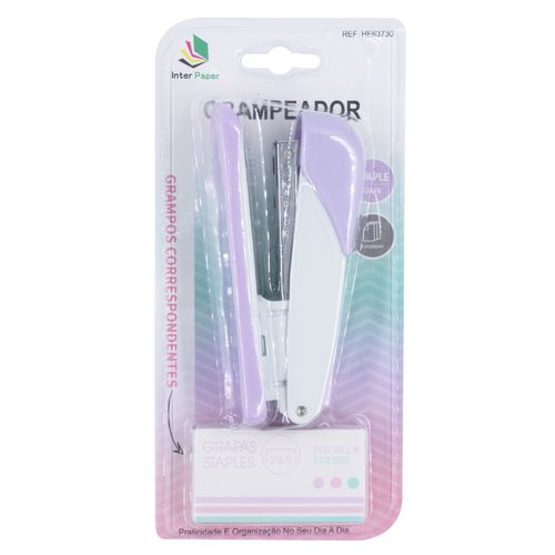 Grampeador C/ Grampos 12,5cm em Metal Interponte