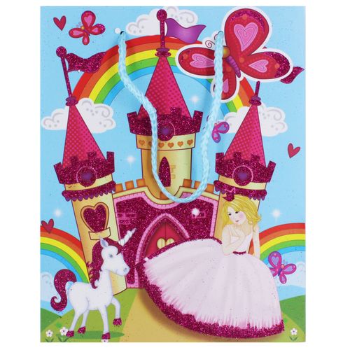 Sacola P/ Presente Princesa 26x32cm em Papel JML