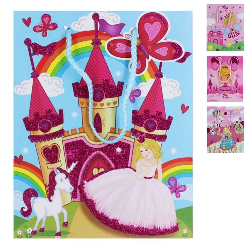 Sacola P/ Presente Princesa 31x42cm em Papel JML