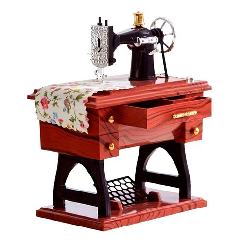 Caixa Musical Maquina de Costura 21cm Livon