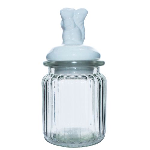 Pote C/ Tampa Hermética 250ml em Vidro Dynasty