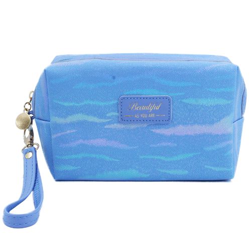 Nécessaire C/ Alça 18x10,5cm em PVC e Poliéster Qualis