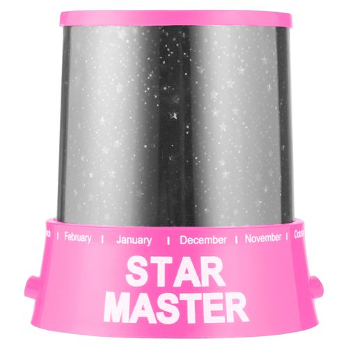 Projetor Rotativo Star Master Decorativo LED 11,5x11cm em Plástico Charti