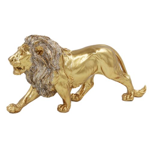 Leão Decorativo 21x10cm em Resina Youbai