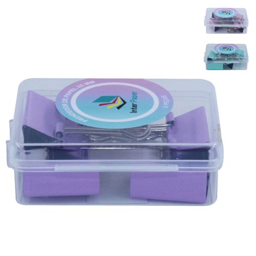 Prendedor Colors 5 Peças 25mm em Metal Interponte