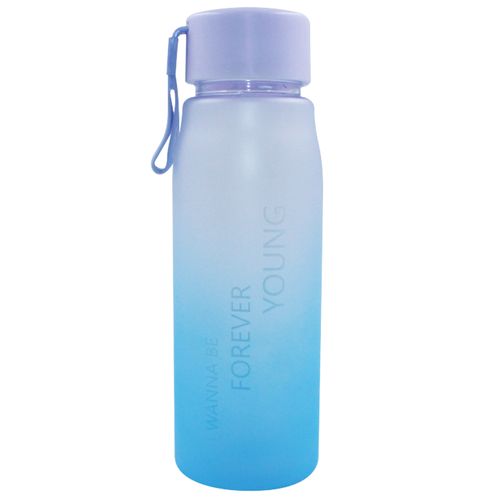 Garrafa Degrade C/ Alça 600ml em Plástico Golden Rio