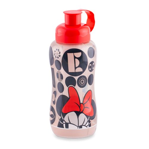 Garrafa Squeeze Minnie Mouse 550ml em Plástico Plasduran
