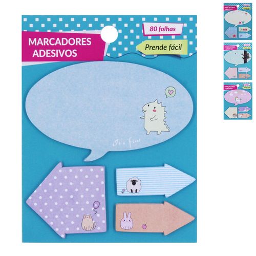 Kit Bloco Adesivo 80 Folhas Imporiente